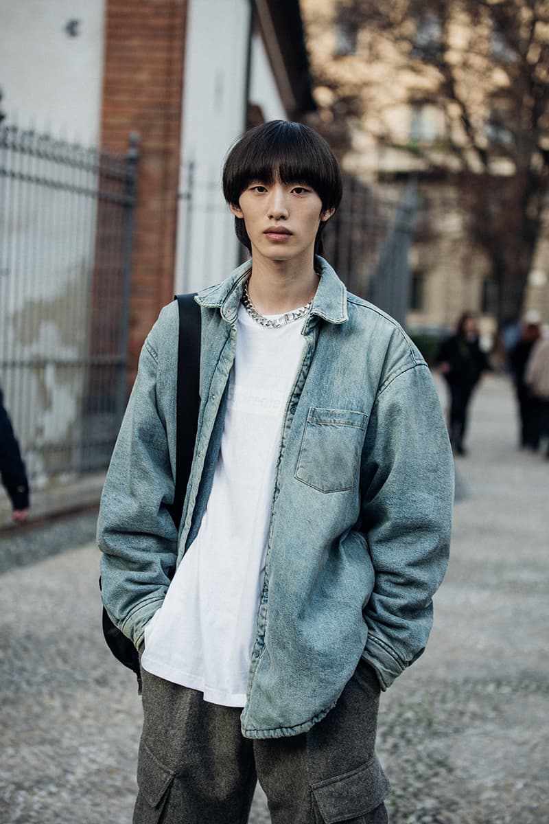 ストリートスタイル：ミラノ・ファッションウィーク 2023年秋冬 Milan Fashion Week FW23 Street Style fall/winter 2023 prada diesel versace raf simons bally mfw jordan off-white bottega veneta