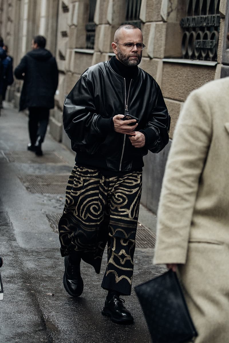 ストリートスタイル：ミラノ・ファッションウィーク 2023年秋冬 Milan Fashion Week FW23 Street Style fall/winter 2023 prada diesel versace raf simons bally mfw jordan off-white bottega veneta