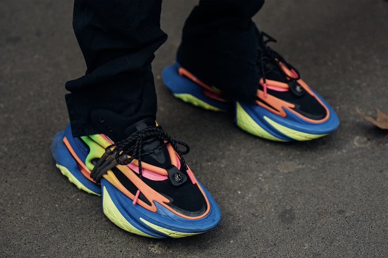 2023年秋冬ミラノ・ファッションウィークにおけるフットウェアのトレンドをチェック Best Footwear Trends From Milan Fashion Week FW23 salomon prada balmain technical sneakers jordan brand nike waffle margiela mmy blakey