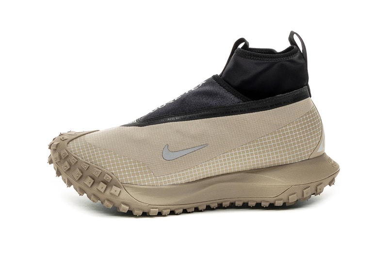 ナイキ エーシージーからマウンテン フライ ゴアテックス “カーキ” が待望の復刻 Nike Mountain Fly GORE-TEX Hiking Shoe Khaki Sneakers Footwear Swoosh GORE-TEX Outerwear Rubber Outsole 