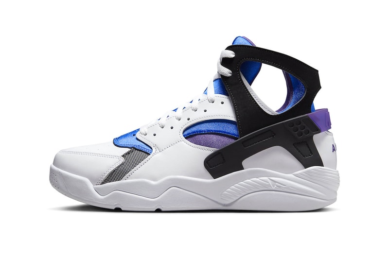 ナイキのハイテクモデル エア フライト ハラチから絶大な人気を誇るカラー オージーが復刻Nike Air Flight Huarache OG Official Look Release Info FD0183-101 Date Buy Price White Varsity Purple Royal Blue Menta