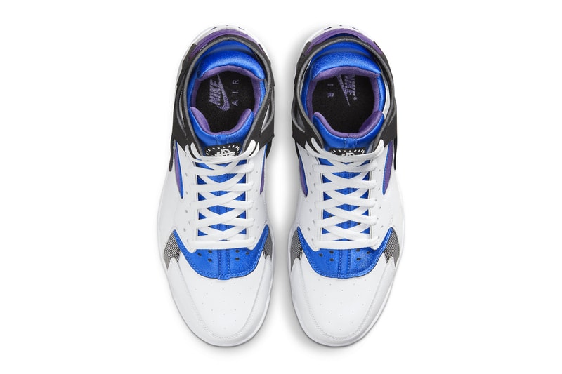 ナイキのハイテクモデル エア フライト ハラチから絶大な人気を誇るカラー オージーが復刻Nike Air Flight Huarache OG Official Look Release Info FD0183-101 Date Buy Price White Varsity Purple Royal Blue Menta