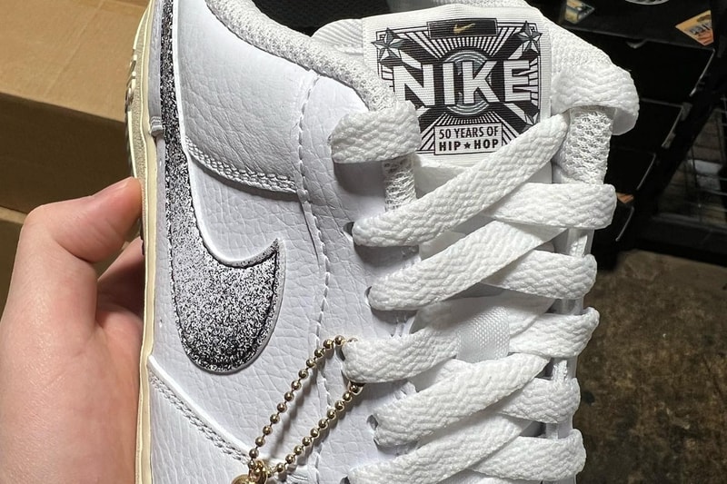 ナイキからヒップホップ誕生50周年を祝う新作 エアフォース 1 ローが登場か Nike Air Force 1 Low 50 Years of Hip-Hop DV7183-100 first look