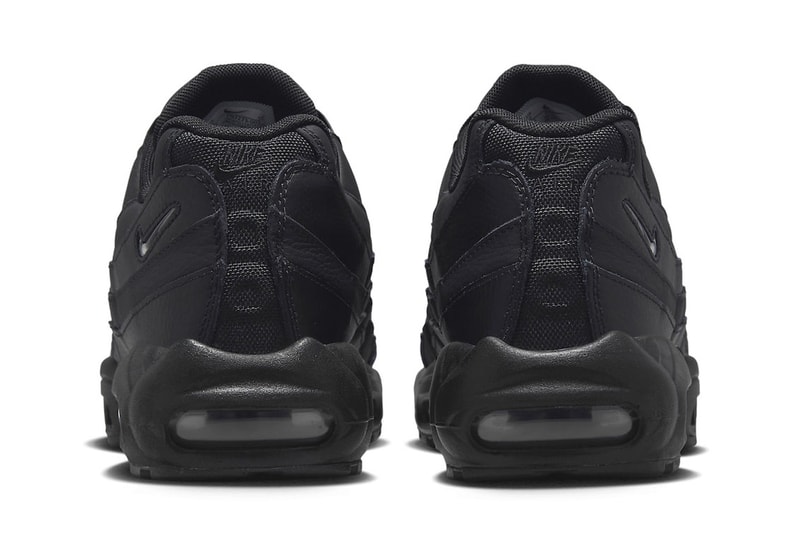 Nike Air Max 95 Arrives in a Stealthy "Triple Black" Rendition FN7273-001 Release info all black metallic silver anthracite shoes sneakers