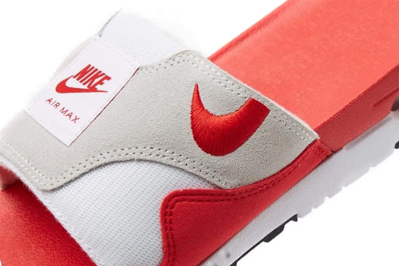 ナイキから新たにエアマックス 1のスライドモデルが登場か Nike Air Max 1 Slide Sport Red Reveal Release Info slide am1 air max day date store list buying guide photos price