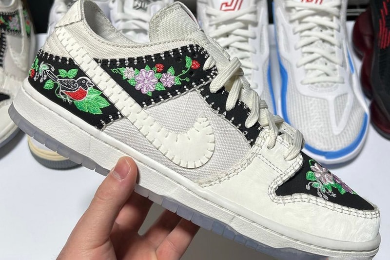 ナイキSBから草花や鳥の刺繍を施した新作ダンクローデコン“N7”が登場 Nike SB Dunk Low Decon N7 2023 D6951-300 Release Info date store list buying guide photos price