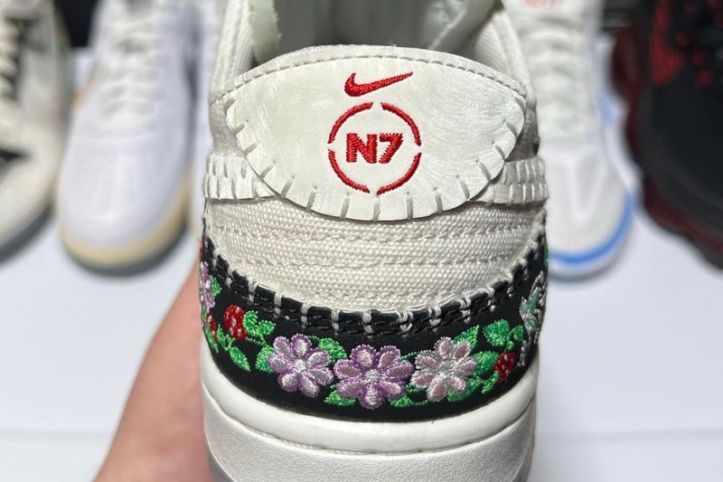 ナイキSBから草花や鳥の刺繍を施した新作ダンクローデコン“N7”が登場 Nike SB Dunk Low Decon N7 2023 D6951-300 Release Info date store list buying guide photos price