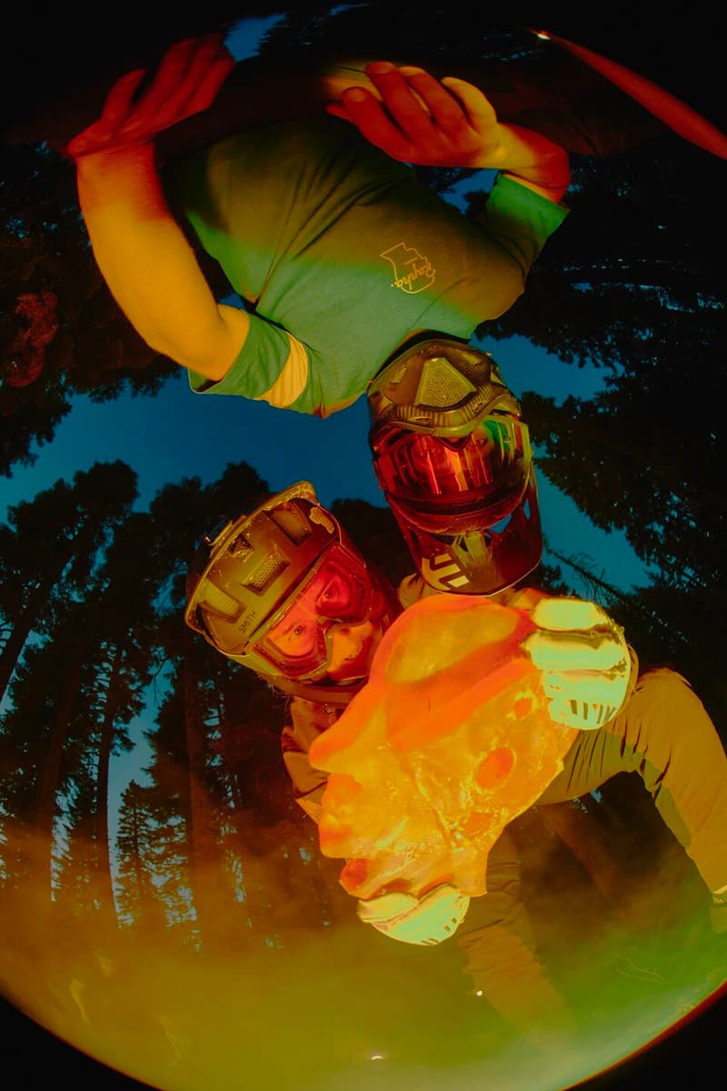 ブレイン デッドと英サイクリングブランド ラファがコラボコレクションを発売 Rapha brain dead mountain bike collaboration tees jackets caps accessories orange purple release info date price