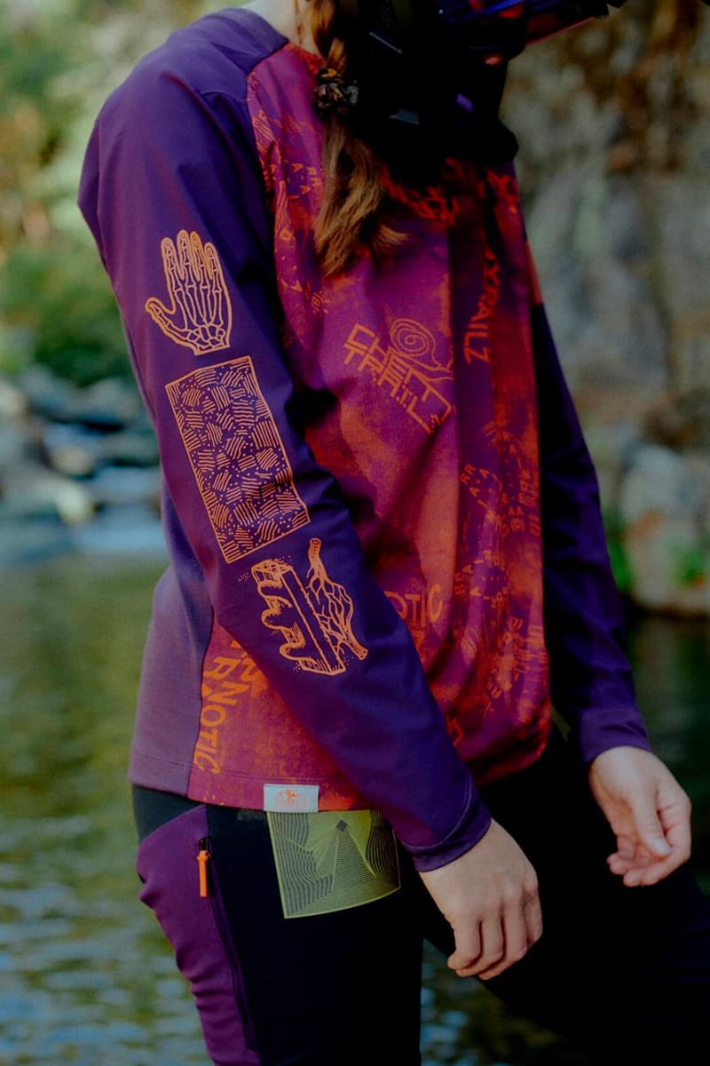 ブレイン デッドと英サイクリングブランド ラファがコラボコレクションを発売 Rapha brain dead mountain bike collaboration tees jackets caps accessories orange purple release info date price