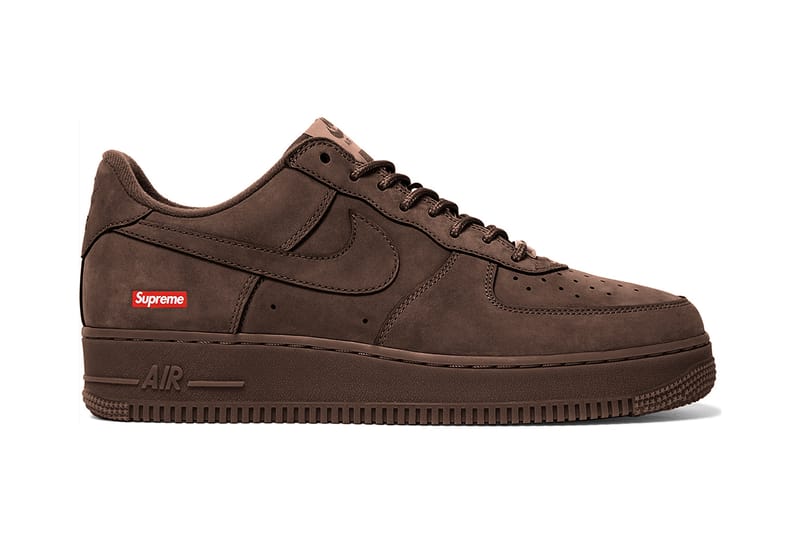 Supreme x Nike Air Force 1 に新色 “Baroque Brown” が登場か