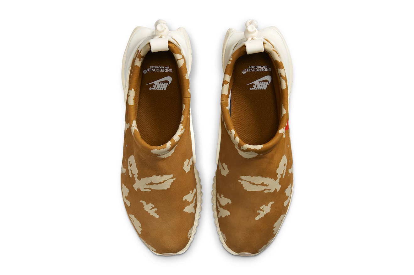 アンダーカバーxナイキからカウプリントを纏ったモックフローのビジュアルが浮上 UNDERCOVER Nike Moc Flow Cow Print DV5593-200 Release Information sneakers footwear hype collaboration jun takahashi designer