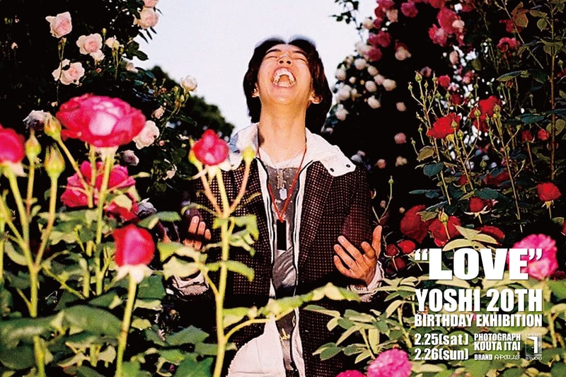 故ヨシの20歳の誕生日を祝うエキシビジョンの開催が決定 yoshi 20TH BIRTHDAY EXHIBITION LOVE info
