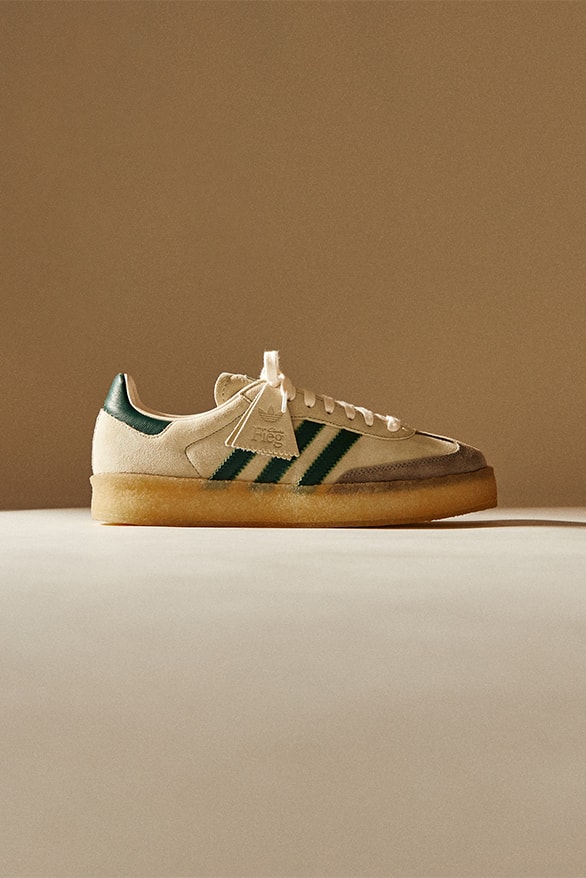 ロニー・ファイグの手掛けた クラークス オリジナルズ x アディダス オリジナルス サンバが発売 Adidas Clarks Originals Ronnie Fieg 8th Street Samba sneakers footwear collaboration kith NYC