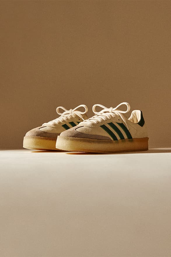 ロニー・ファイグの手掛けた クラークス オリジナルズ x アディダス オリジナルス サンバが発売 Adidas Clarks Originals Ronnie Fieg 8th Street Samba sneakers footwear collaboration kith NYC