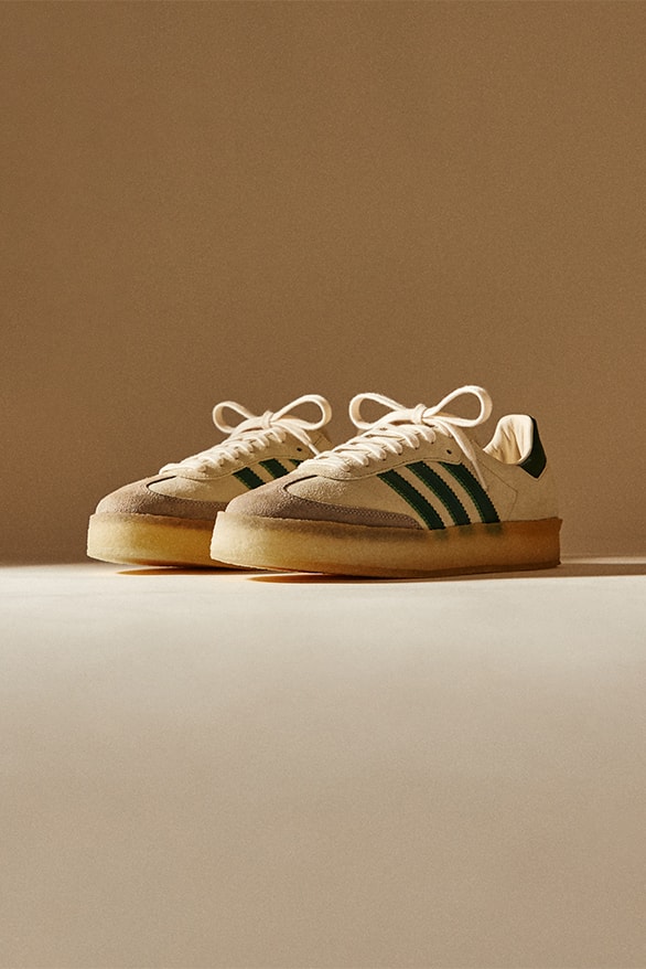 ロニー・ファイグの手掛けた クラークス オリジナルズ x アディダス オリジナルス サンバが発売 Adidas Clarks Originals Ronnie Fieg 8th Street Samba sneakers footwear collaboration kith NYC