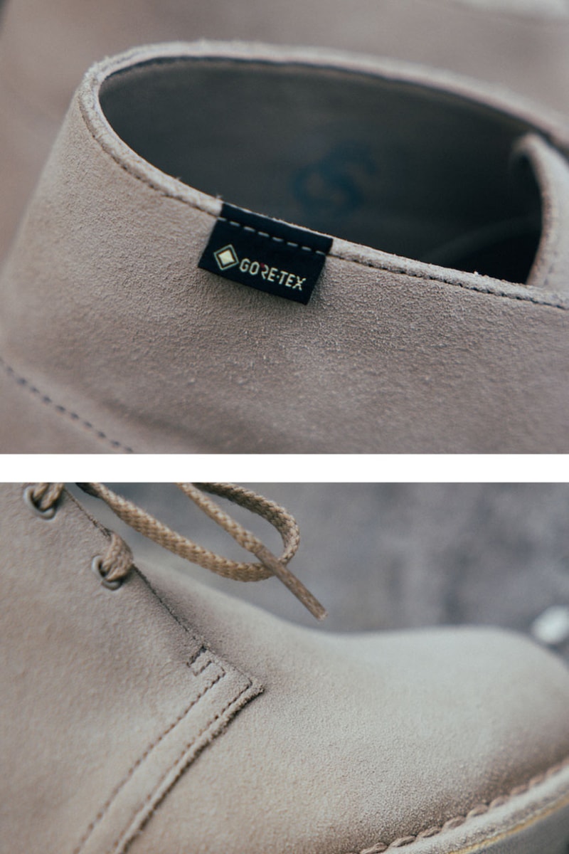 ビームスからゴアテックスを搭載したクラークスオリジナルス別注モデル デザートロックが登場 BEAMS GORE TEX  Clarks Originals Bespoke Desert Rock Release Info
