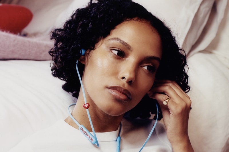 ビーツバイドクタードレxガールズドントクライによるコラボビーツフレックスが発売 Beats Girls Dont Cry collab release info date price tokyo verdy wasted youth blue red heart charm jasmine daniels