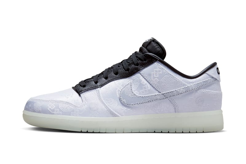 CLOT x fragment design x Nike Dunk Low の公式ビジュアルをチェック