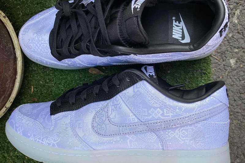 CLOT x fragment design x Nike によるコラボ Dunk Low の最新ビジュアルが浮上