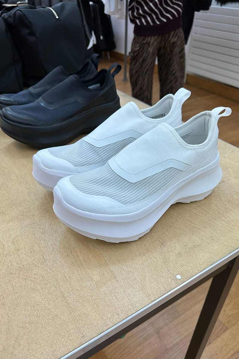 コムデギャルソン Salomon slip on platform 23.5cm ファッション