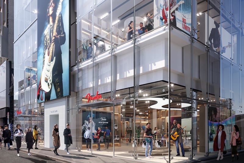 Fender 世界初の旗艦店が東京・原宿に2023年夏オープン