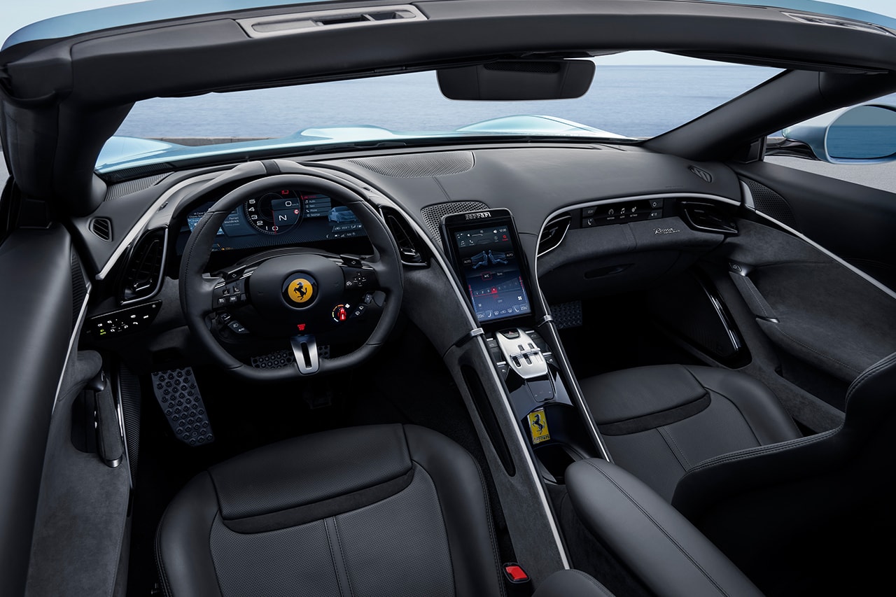 フェラーリが新型オープン4シーターモデル ローマ スパイダーを発表 Ferrari Roma Spider Convertible Italian GT Super Car Power Speed Performance First Look Revealed Price Date Drive