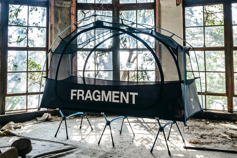 藤原ヒロシがフラグメントデザインxヘリノックスによるコラボレーションをアナウンス fragment design helinox tent release date info store list buying guide photos price 