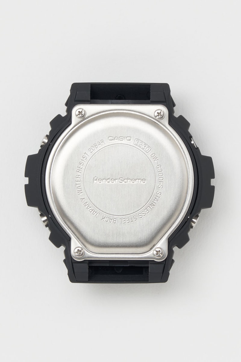 エンダースキーマ x ジーショックから最新コラボウォッチ DW6900が登場 Hender Scheme G-SHOCK Collabo DW6900 Release Info