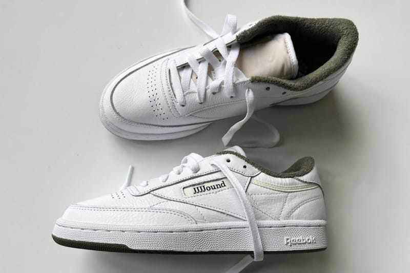 JJJJound x Reebok Club C 85 からオリーブグリーンをアクセントとした新作が登場