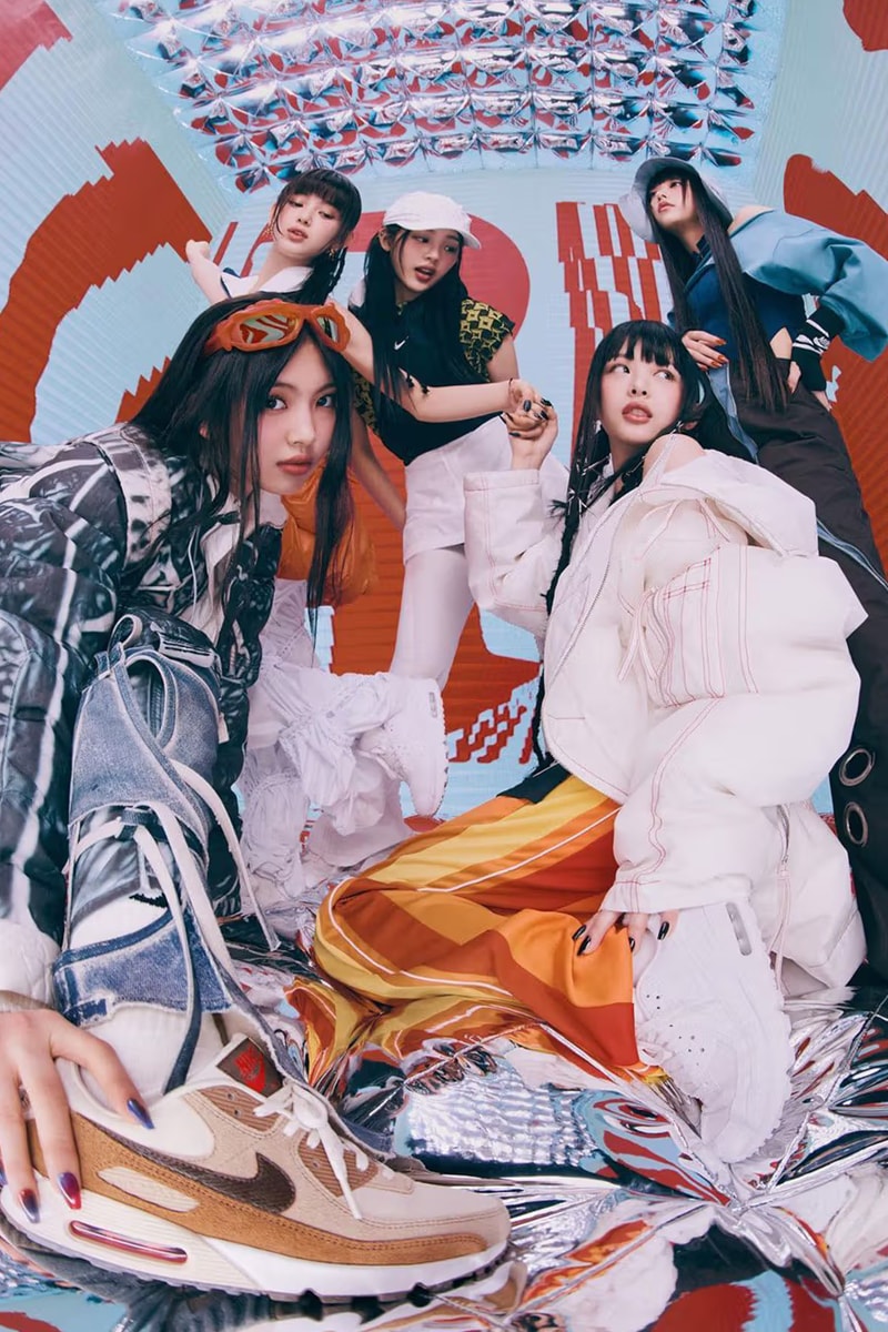 人気急上昇のニュージーンズがナイキエアマックスのキャンペーンに出演 NewJeans Nike Air Max Campaign Photos Info