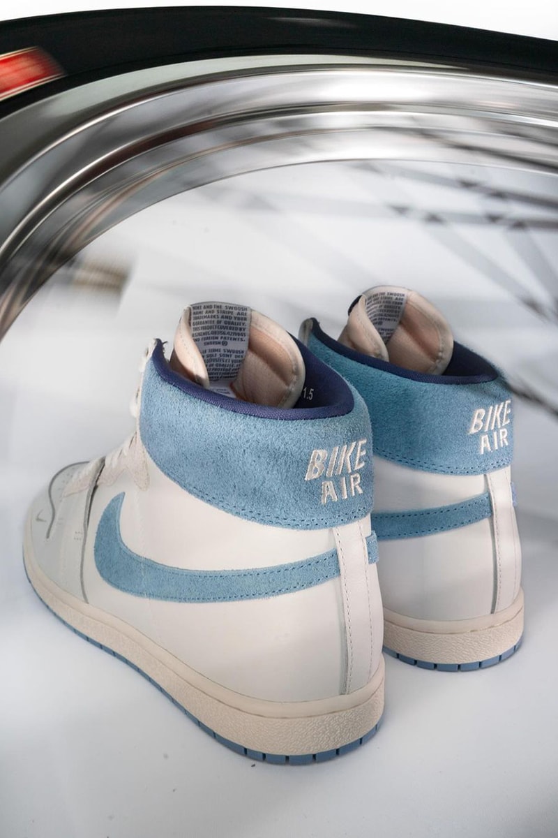 ナイジェルシルベスターとナイキによる新作エアシップ “バイクエア”の最新ビジュアルがお披露目 nigel sylvester nike air ship white blue release date info store list buying guide photos price 