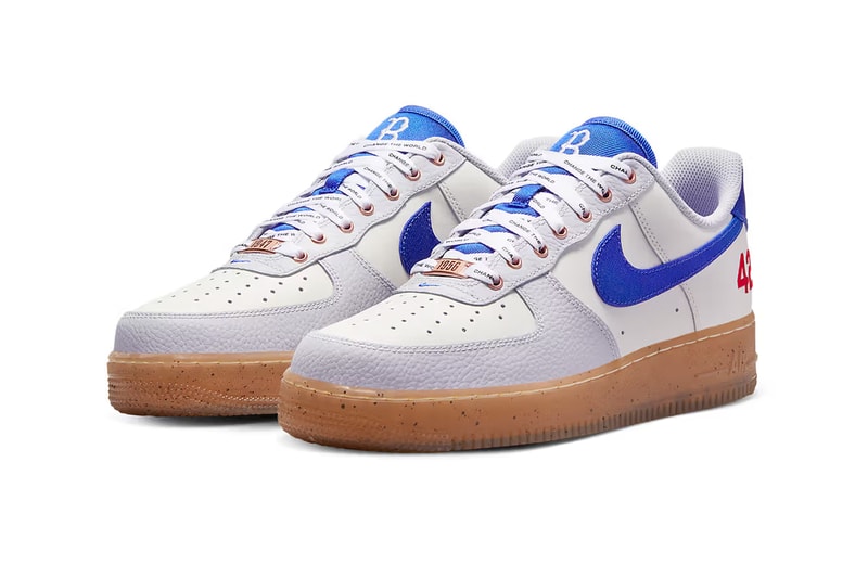 ナイキからMLBの伝説的プレイヤー  ジャッキー・ロビンソンを讃えたエアフォース 1 ローが登場 nike air force 1 low jackie robinson FN1868 100 release date info store list buying guide photos price 