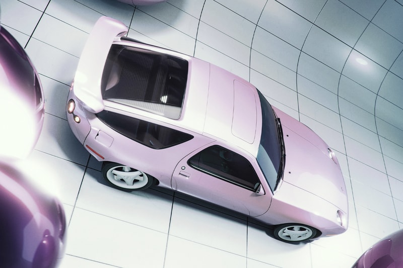 ダニエル・アーシャムがポルシェ 928のカスタムモデル “ネブラ 928”を発表 Porsche and Daniel Arsham to Unveil NEBULA 928 at SXSW retro futurism car automotive concept austin texas byborre