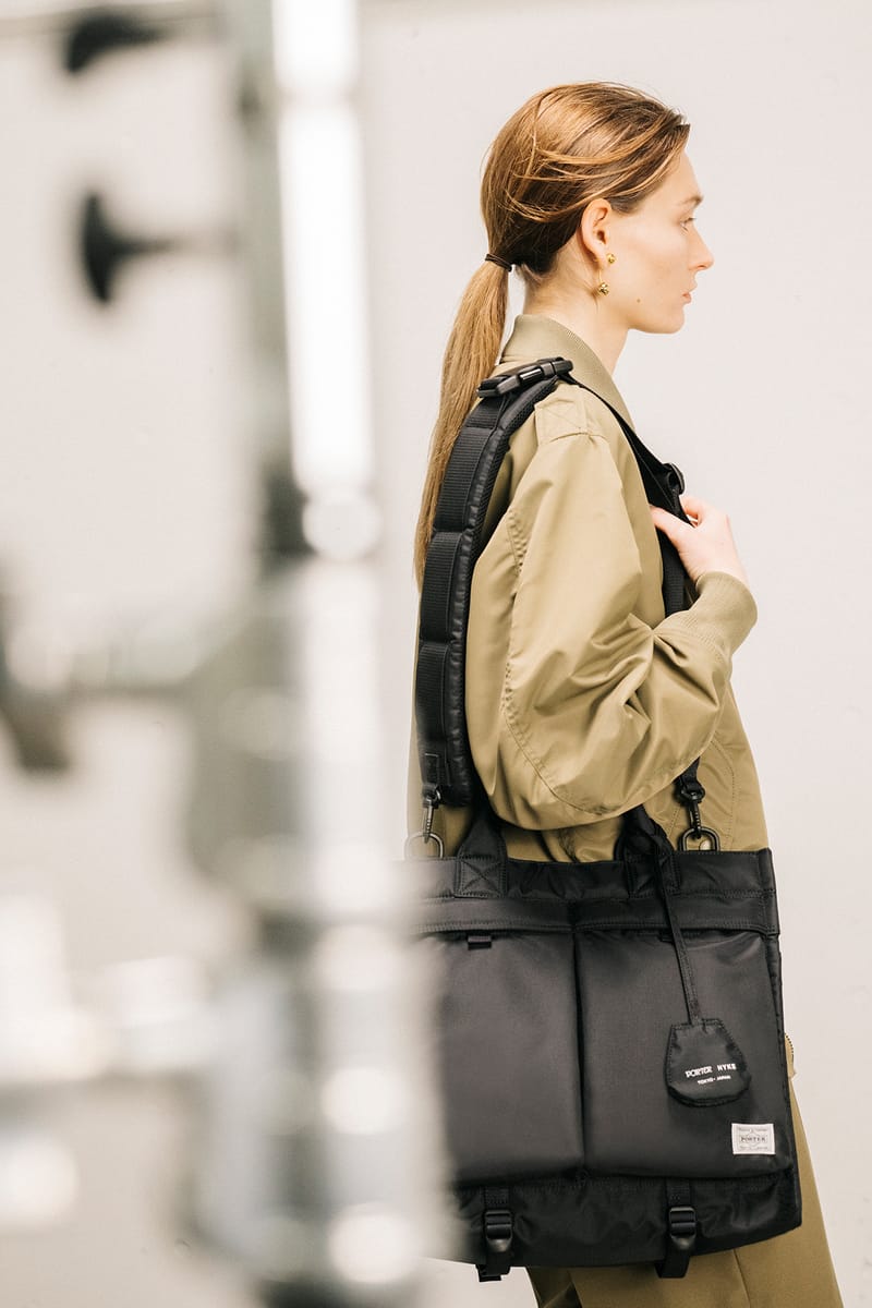 PORTER×HYKE ポーター×ハイク 2023SS ARM POUCH 黒｜ファッション