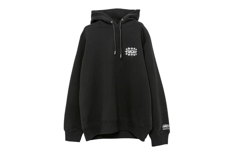 サカイ x エリック ヘイズが最新コラボコレクションをポップアップ“ハローサカイ”限定で発売 sacai chitose abe eric haze hoodie tee airpods iphone case release date info store list buying guide photos price 