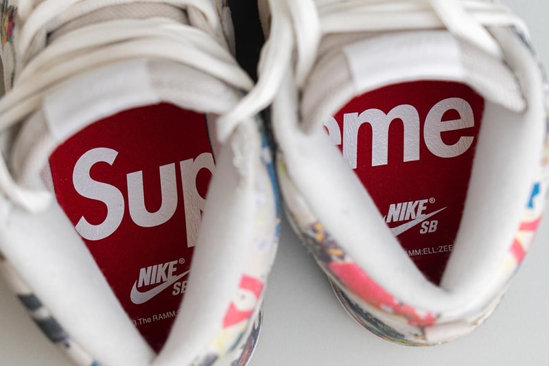 シュプリームxナイキSBによるコラボダンクハイの着用画像をチェック Supreme Nike SB Dunk High Rammellzee Release Date FD8779-100 info store list buying guide photos price nyc