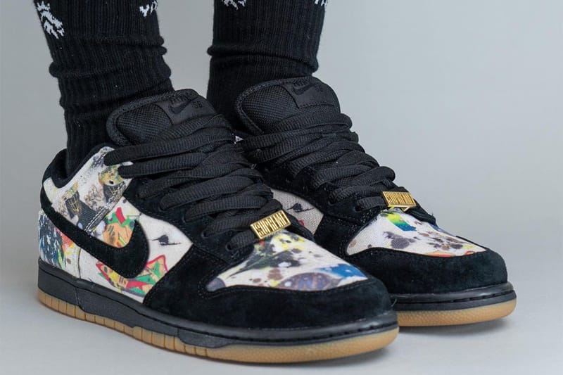 Supreme x Nike SB によるコラボ Dunk Low “Rammellzee” の着用画像をチェック