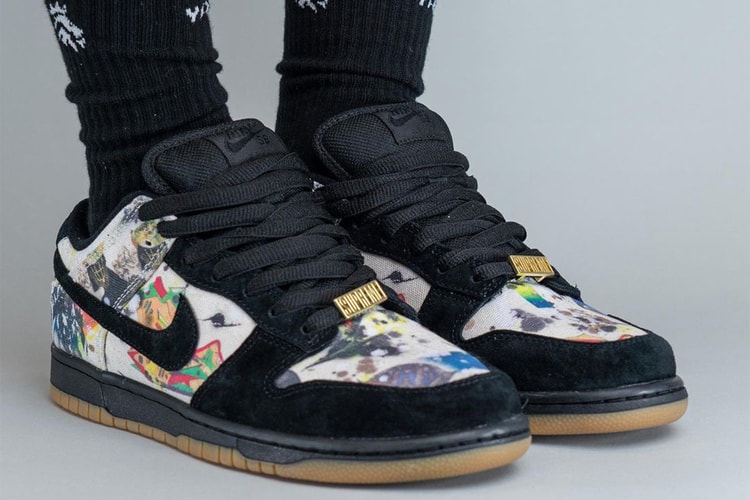 Supreme x Nike SB によるコラボ Dunk Low “Rammellzee” の着用画像をチェック