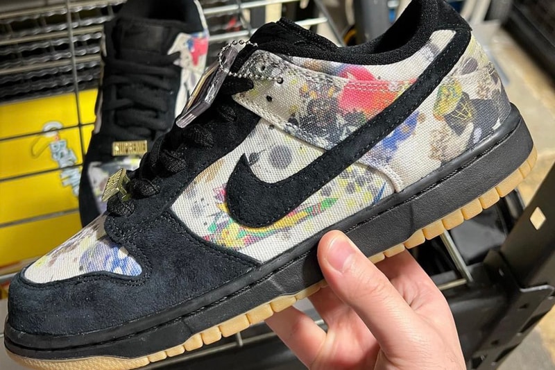 シュプリームxナイキSBによる最新コラボダンクローのリークが浮上 Supreme Nike SB Dunk Low Rammellzee Release Date info store list buying guide photos price
