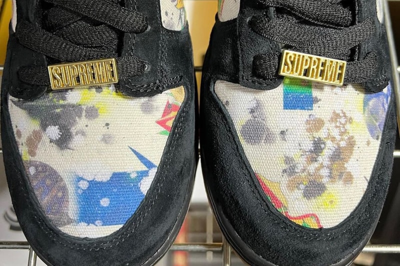 シュプリームxナイキSBによる最新コラボダンクローのリークが浮上 Supreme Nike SB Dunk Low Rammellzee Release Date info store list buying guide photos price