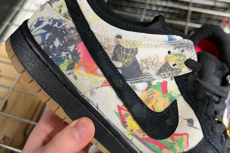 シュプリームxナイキSBによる最新コラボダンクローのリークが浮上 Supreme Nike SB Dunk Low Rammellzee Release Date info store list buying guide photos price