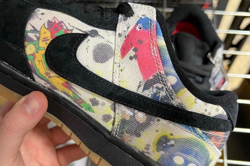 シュプリームxナイキSBによる最新コラボダンクローのリークが浮上 Supreme Nike SB Dunk Low Rammellzee Release Date info store list buying guide photos price