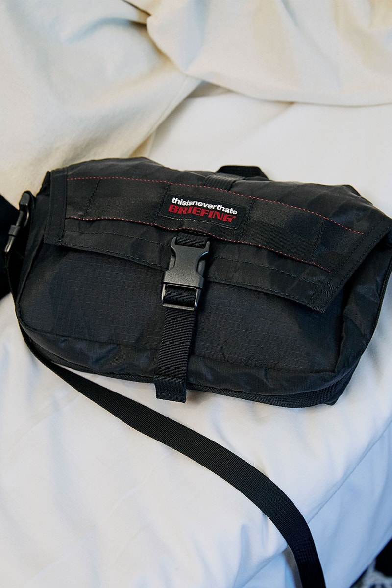 ディスイズネバーザットがブリーフィングとコラボしたカプセルコレクションを発売 thisisneverthat briefing spring summer 2023 collab collection info