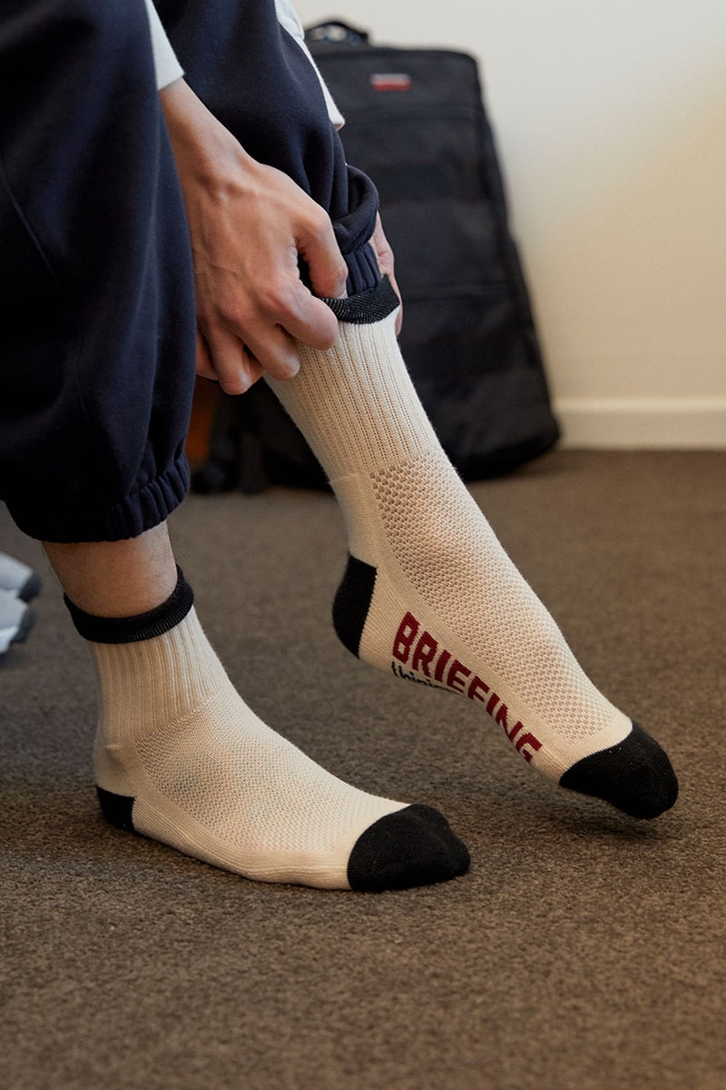 ディスイズネバーザットがブリーフィングとコラボしたカプセルコレクションを発売 thisisneverthat briefing spring summer 2023 collab collection info