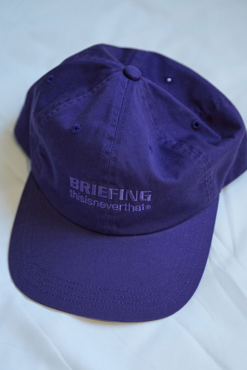 ディスイズネバーザットがブリーフィングとコラボしたカプセルコレクションを発売 thisisneverthat briefing spring summer 2023 collab collection info