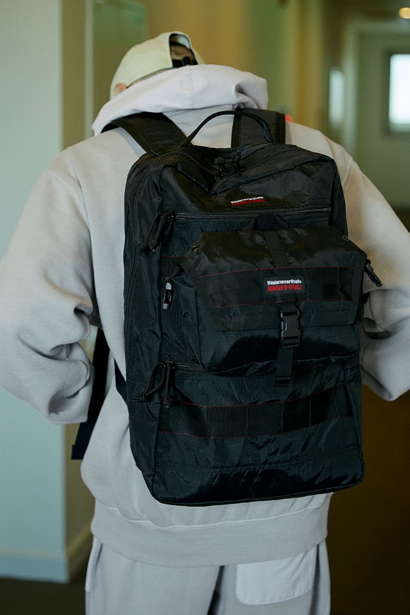 ディスイズネバーザットがブリーフィングとコラボしたカプセルコレクションを発売 thisisneverthat briefing spring summer 2023 collab collection info