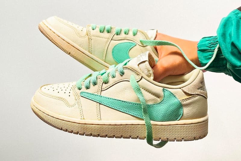 ティファニー仕様にカスタムされたAJ1ローの別カラーウェイをチェック Travis Scott Air Jordan 1 Low Tiffany Huy Le Custom Info & Co.