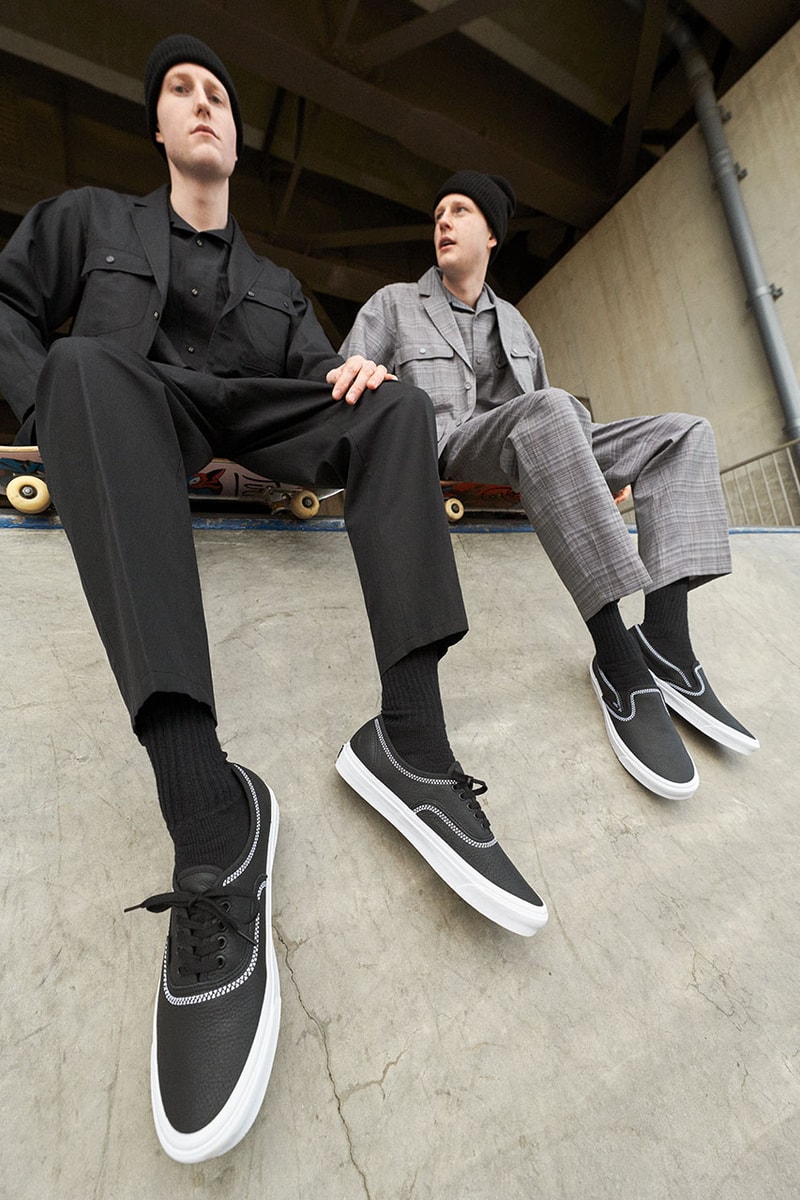 ホワイトマウンテニアリングからヴァンズとのコラボスニーカーが登場 White Mountaineering Vans Collabo Authentic Classic Slip On Release Info