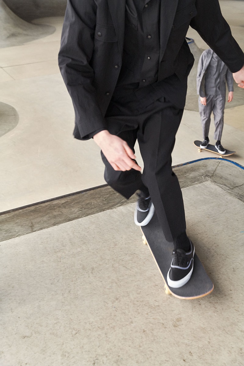 ホワイトマウンテニアリングからヴァンズとのコラボスニーカーが登場 White Mountaineering Vans Collabo Authentic Classic Slip On Release Info