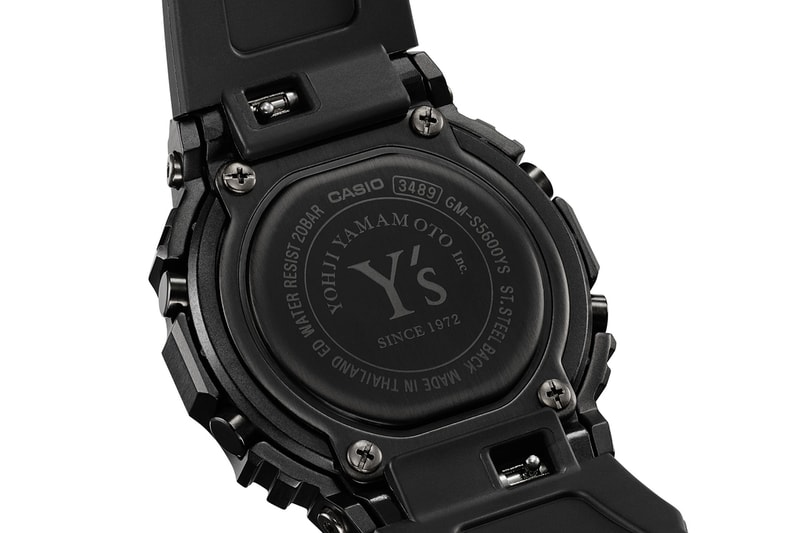 ワイズ x ジーショックによるコラボウォッチ GM-S5600YS-1 が発売 Y’s x G-SHOCK collab watch GM-S5600YS-1 release info
